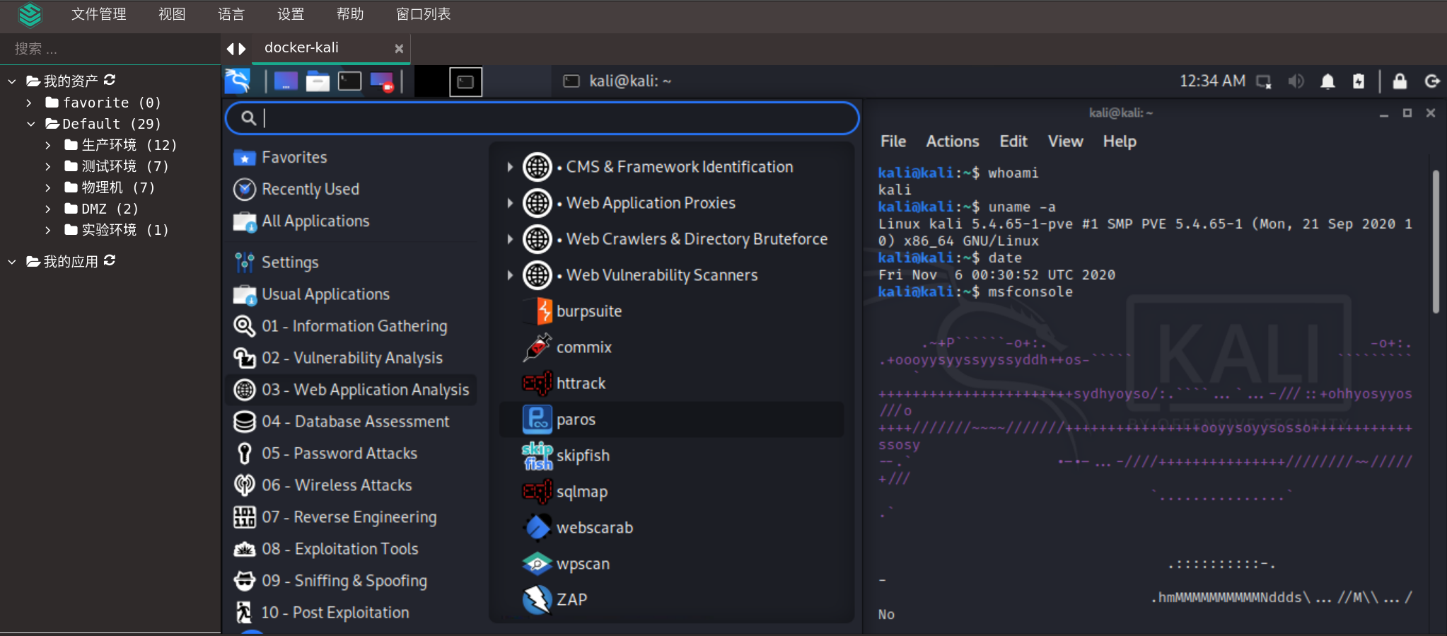 docker-compose 构建远程桌面 kali